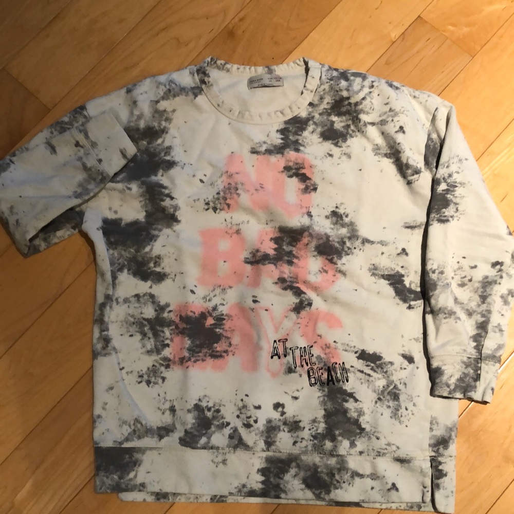 ZARA  BOYS 13/14 tie/dye sweatshirt